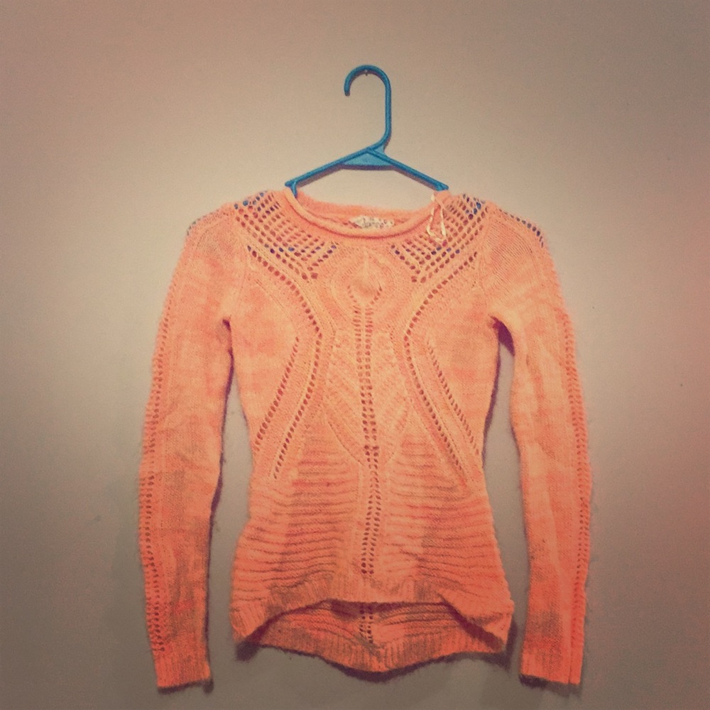 Pink sweater